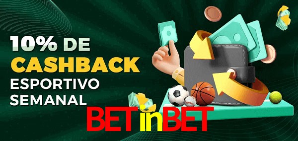 10% de bônus de cashback na betinbet